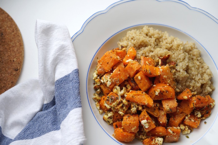 Süßkartoffel_Feta_Lunch_Mittagessen_Healthy_Veggie_Sophiehearts5