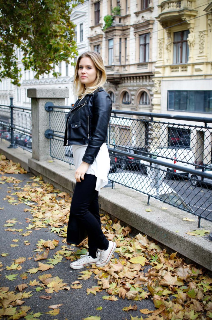 Terranova_Outfit_Herbst_Blackandwhite_Lederjacke_Sophiehearts (1 von 12)