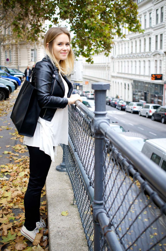 Terranova_Outfit_Herbst_Blackandwhite_Lederjacke_Sophiehearts (6 von 12)