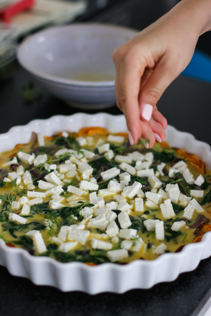 Glutenfreie Tarte mit Spinat und Schafkaese Rezept gesund Foodblog Fashionblog Wien Vienna Sophiehearts3