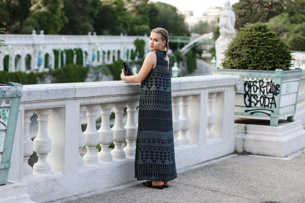 Maxikleid Boho Style Outfit Fashionblog Foodblog Vienna Wien Sophihearts (6 von 11)